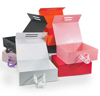 Magnetic Gift Box Packaging Folding Gift Boxes With Magnetic Lid Printed Skincare