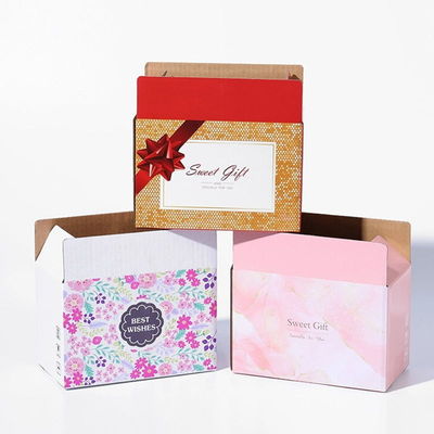 Custom Eco Friendly Tear Off Strip Express Shipping Box Paper Clothing Packaging Box