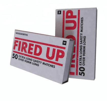 Customized Hotel Matchbox With Paper Match Box Safety Matchstick Packaging Box