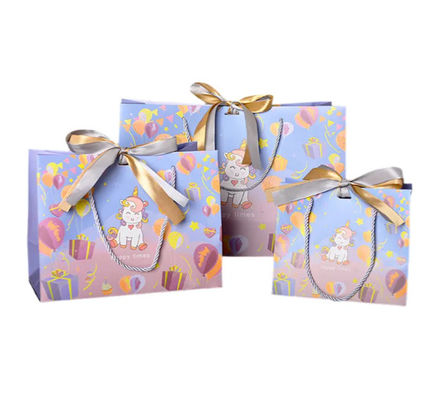 Promotional Paper Shopping Bags With Logos Luxury Shopping Paper Bag Reusable