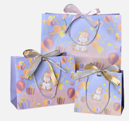 Promotional Paper Shopping Bags With Logos Luxury Shopping Paper Bag Reusable