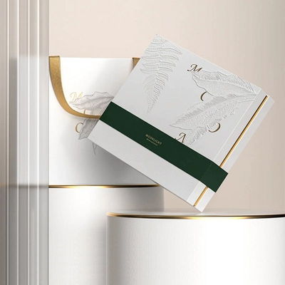 Custom Printing Hard Rigid Cardboard Luxury Sliding Box With Ribbon Rope Gift Sleeve Drawer Box Packaging
