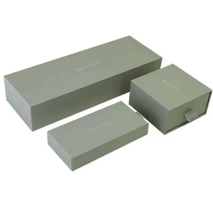 Custom Printing Hard Rigid Cardboard Luxury Sliding Box With Ribbon Rope Gift Sleeve Drawer Box Packaging