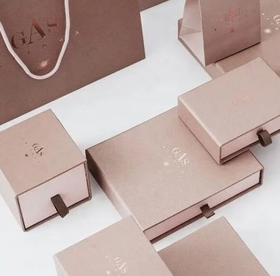 Cardboard Fancy Custom Printing Ring Sliding Drawer Paper Jewelry Packaging Gift Box