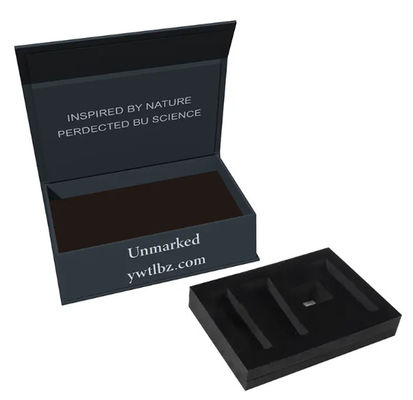 Custom Printed Handmade Luxury Rigid Box Cardboard Black Matte Magnetic Closure Gift Box