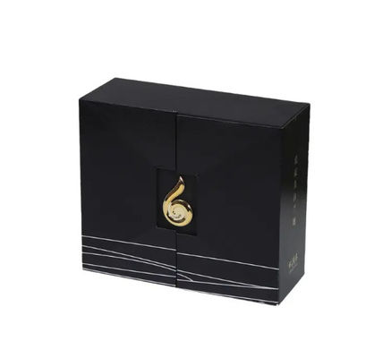 Magnetic Closure Custom Luxury Rigid Cardboard 2 Two Piece Side Open Double Door Gift Box Lifting Packaging Box