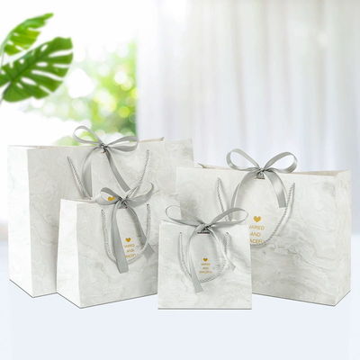 100% Paper Shopping Bags For Shopping Recyclable Disposable