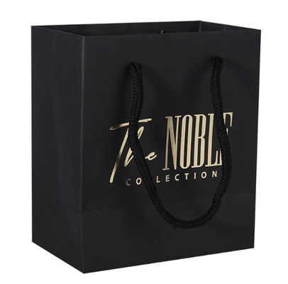 Shopping Paper Bag Printed Retail Gift Craft Jewelry Paper Cosmetic Packaging Bag