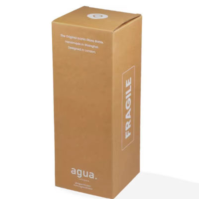Water Bottle Box Packaging Corrugated Cardboard Box Foldable Cardboard Boxes