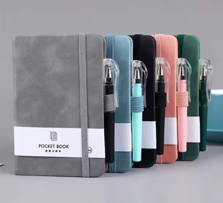 2024 Notebook Pocket Notepad Diary PU Leather Cover Notebook