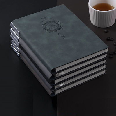 Journal Diary Notebook Printed Brand Logo Diary Notepad Note Book PU Leather Notebook