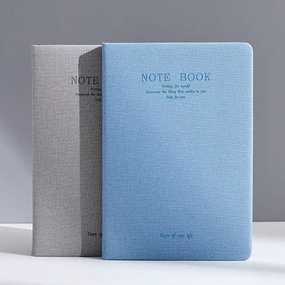 Journal Diary Notebook Printed Brand Logo Diary Notepad Note Book PU Leather Notebook