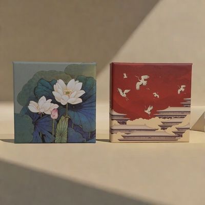 Gift Box With Printed Fragrance Essential Oil Color Exquisite Souvenir Gift Rigid Gift Box