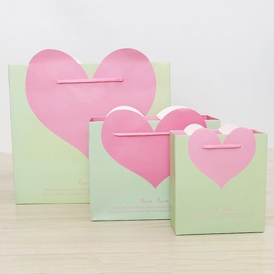 Factory wholesale exquisite gift bags shopping bags Flower milk tea bag paper bags custom