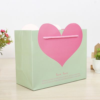 Factory wholesale exquisite gift bags shopping bags Flower milk tea bag paper bags custom