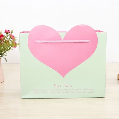 Factory wholesale exquisite gift bags shopping bags Flower milk tea bag paper bags custom