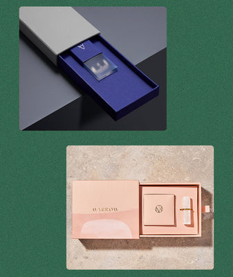 Custom Logo Top Box Embossed Logo Perfume/Essential Oil Cosmetic Box Paper Gift Box