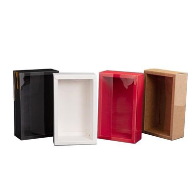Customized rigid Gift Box Open Window Paper Box Wedding Party Flower Gift Doll