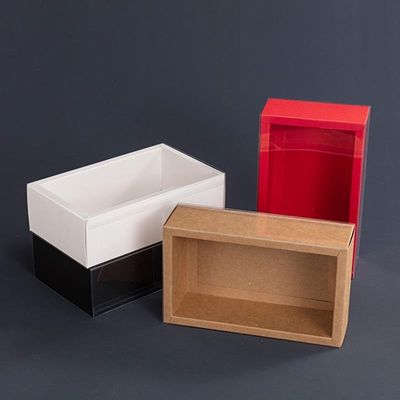 Customized rigid Gift Box Open Window Paper Box Wedding Party Flower Gift Doll