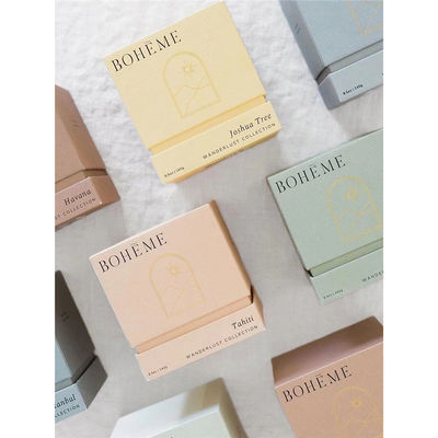 Custom Logo Various Sizes Colors And Patterns Candle Aromatherapy Perfume Cosmetics Cardboard Box