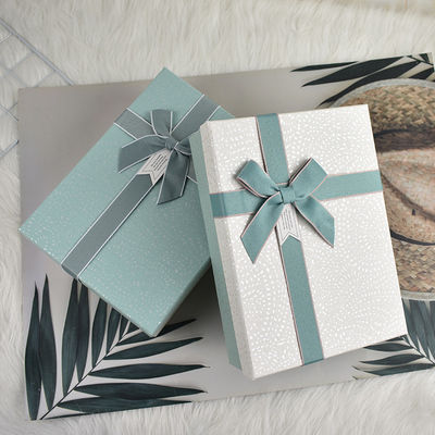 Gift box packaging box, exquisite small fresh rectangular gift box, skin care product scarf box