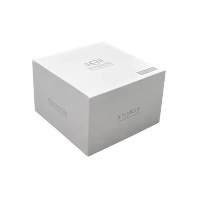 Thickened small white box cosmetic packaging box folding white cardboard box bulk Color box customization