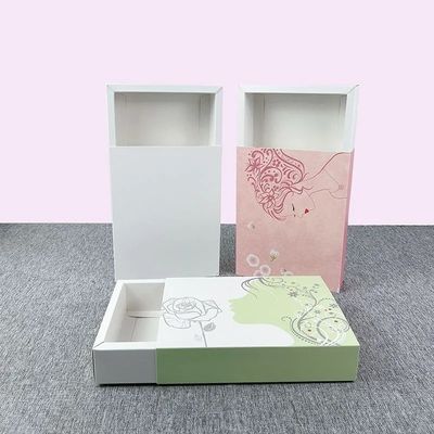 Customized Logo Wholesale Jewelry Packaging Hard Gift Box Eco-friendly Luxury Drawer Type Paper Box
