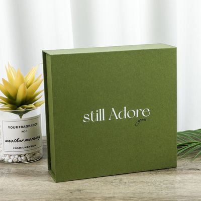 Custom Logo Luxury Handmade Flap Cardboard Confetti Magnetic Closure Gift Box Cosmetic Packaging