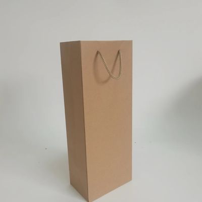 Custom Reusable Pink Brown Kraft Craft Paper Bag Shopping Clothing Fashion Paper Bag