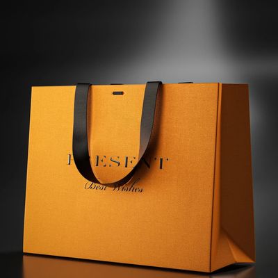 Factory custom paper bags with logo printed paper bags with handles shopping bag