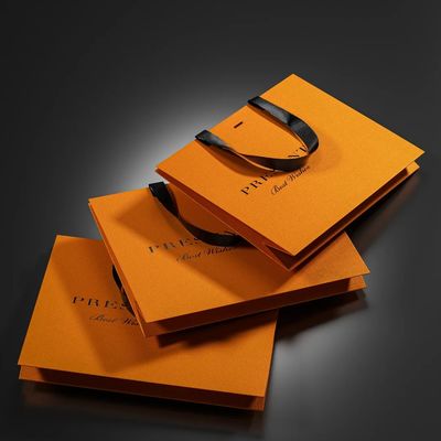 Factory custom paper bags with logo printed paper bags with handles shopping bag