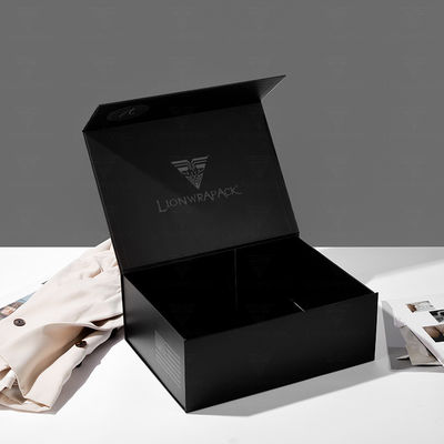 Foldable Hard Paper Magnetic Gift Box Packaging Matte Paper Box Luxury Packaging Suitable For Clothing Gifts Cosmetics