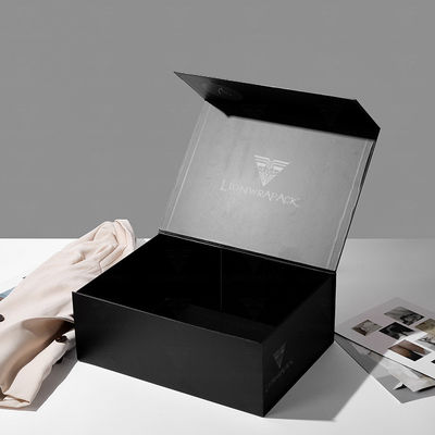Foldable Hard Paper Magnetic Gift Box Packaging Matte Paper Box Luxury Packaging Suitable For Clothing Gifts Cosmetics