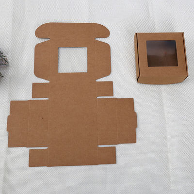 Factory Customized Logo Eco-Friendly Flower Gift Cake Paper Box Baked Food Packaging Box With Window