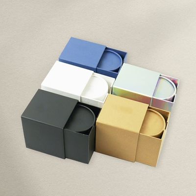 Factory Customized Logo Wholesale Luxury  Paper Packaging Gift Drawer Box  For Jewelry Candle Cosmetics Clothes