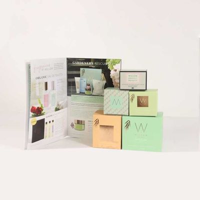 Customize Logo Printed Cardboard Cream Packaging Cosmetic Box Printing Makeup Paper Box For Skincare Skin Card Box