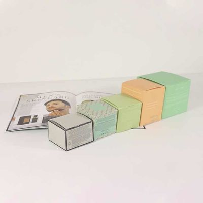 Customize Logo Printed Cardboard Cream Packaging Cosmetic Box Printing Makeup Paper Box For Skincare Skin Card Box