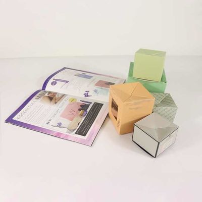 Customize Logo Printed Cardboard Cream Packaging Cosmetic Box Printing Makeup Paper Box For Skincare Skin Card Box