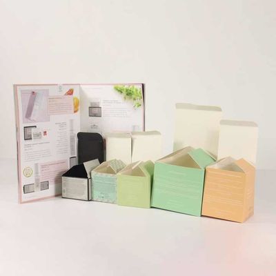 Customize Logo Printed Cardboard Cream Packaging Cosmetic Box Printing Makeup Paper Box For Skincare Skin Card Box