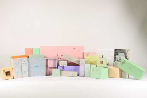 Custom Printed Cosmetic Packaging Boxes Makeup Paper Box For Skincare Card Packaging Box