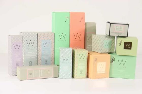 Custom Printed Cosmetic Packaging Boxes Makeup Paper Box For Skincare Card Packaging Box