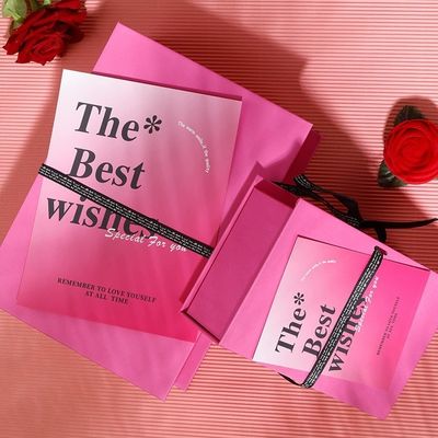 Customized Foldable Cardboard Box Birthday Rigid Empty Packaging Large Ritual Gift Box Flip Book Box