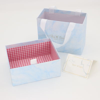 Valentine's Day wholesale customized gift packaging box with handle cardboard drawer packaging box