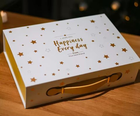 Custom Colored Cardboard Magnetic Flip Seal Folding Gift Box for Elegant Packaging