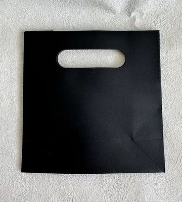 High-grade kraft paper bag thickened hole special handbag gift bag square gift packaging bag storage custom logo
