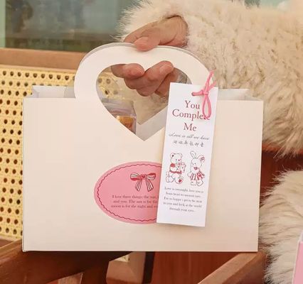 Factory Wholesale Valentine'S Day Gift Packaging Gift Bags Baked Candy Flowers Wedding Gift Boxes Custom Size Logo
