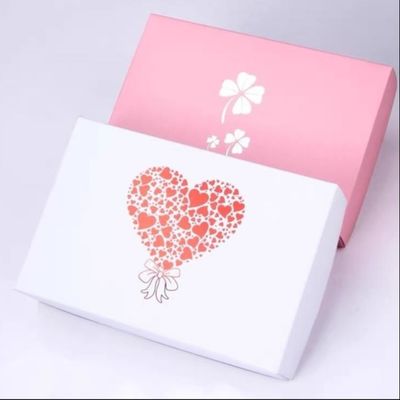 Customized White Cardboard Packaging Drawer Box Data Cable Top And Bottom Cover Paper Box Cosmetics