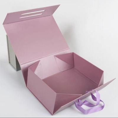 Colorful Packaging Folding Box Holiday Gift High End Gift Box Magnetic Hot Stamping Concave And Convex Empty Box
