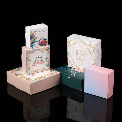 High-End Food And Health Care Product Packaging Paper Box Customization Cosmetics Hot Stamping Embossed Special Paper Packaging Box