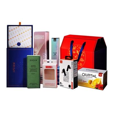 High-End Food And Health Care Product Packaging Paper Box Customization Cosmetics Hot Stamping Embossed Special Paper Packaging Box